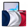 Дизайнерский силиконовый чехол для Samsung Galaxy Tab S6 Флаг Франции