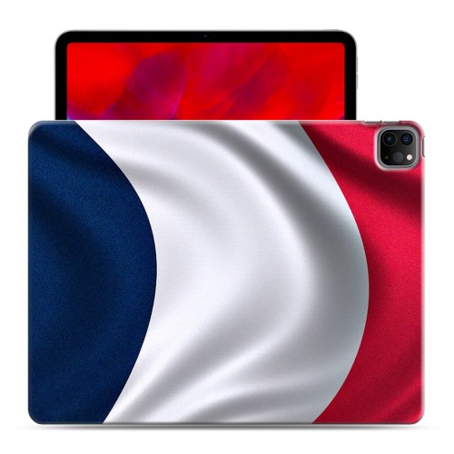 Дизайнерский пластиковый чехол для Ipad Pro 12.9 (2020) Флаг Франции