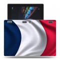 Дизайнерский силиконовый чехол для Lenovo Tab 2 A10 Флаг Франции