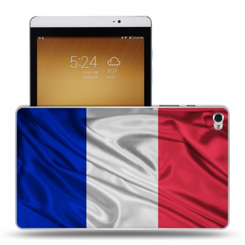 Дизайнерский силиконовый чехол для Huawei MediaPad M2 Флаг Франции