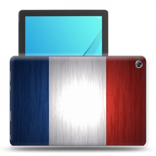 Дизайнерский силиконовый чехол для Huawei MediaPad M5 10.8 Флаг Франции