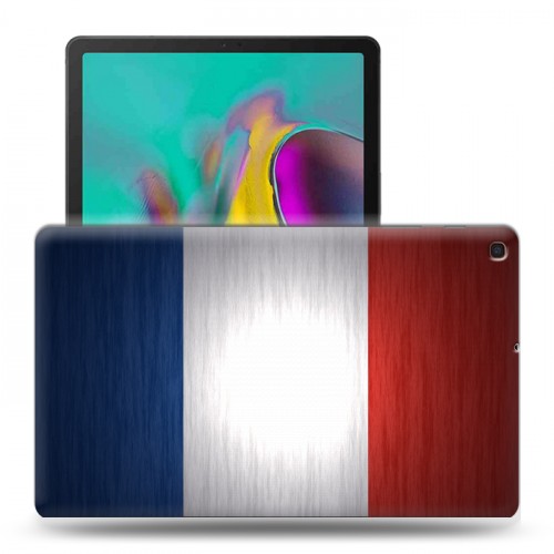 Дизайнерский силиконовый чехол для Samsung Galaxy Tab A 10.1 (2019) Флаг Франции