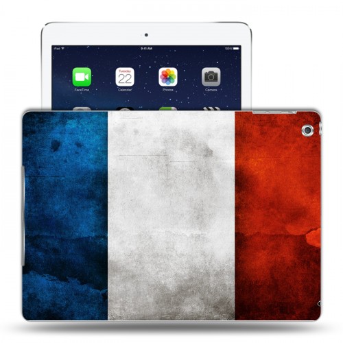Дизайнерский силиконовый чехол для Ipad (2017) Флаг Франции