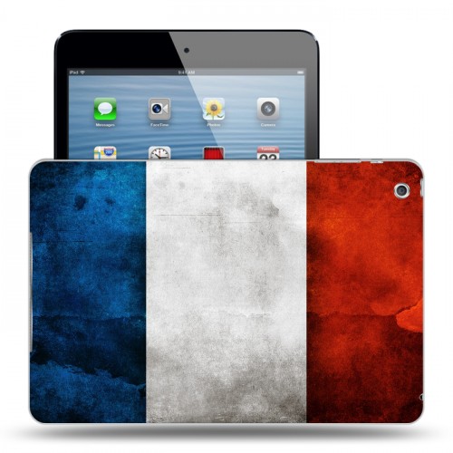 Дизайнерский силиконовый чехол для Ipad Mini Флаг Франции