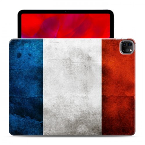 Дизайнерский пластиковый чехол для Ipad Pro 12.9 (2020) Флаг Франции