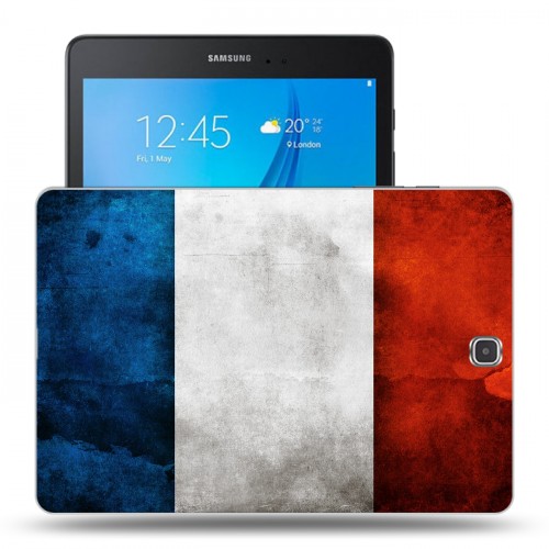 Дизайнерский силиконовый чехол для Samsung Galaxy Tab A 9.7 Флаг Франции