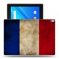 Дизайнерский силиконовый чехол для Lenovo Tab 4 10 Plus Флаг Франции