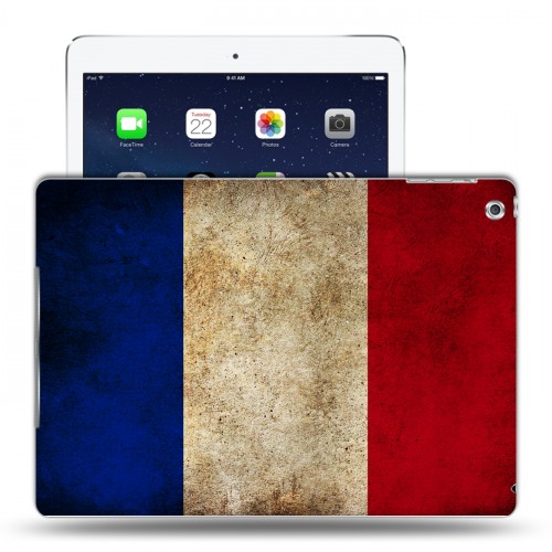Дизайнерский силиконовый чехол для Ipad Air Флаг Франции