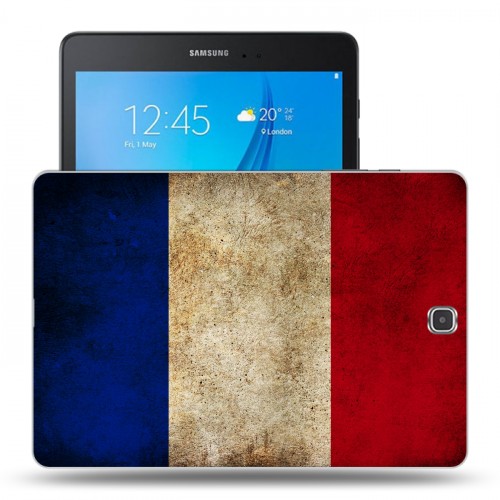 Дизайнерский силиконовый чехол для Samsung Galaxy Tab A 9.7 Флаг Франции