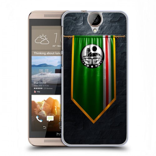 Дизайнерский пластиковый чехол для HTC One E9+ флаг Чечни
