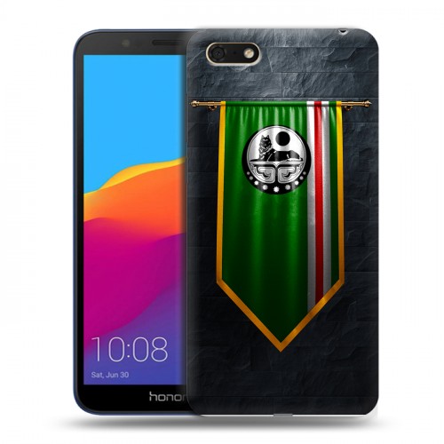 Дизайнерский пластиковый чехол для Huawei Honor 7A флаг Чечни