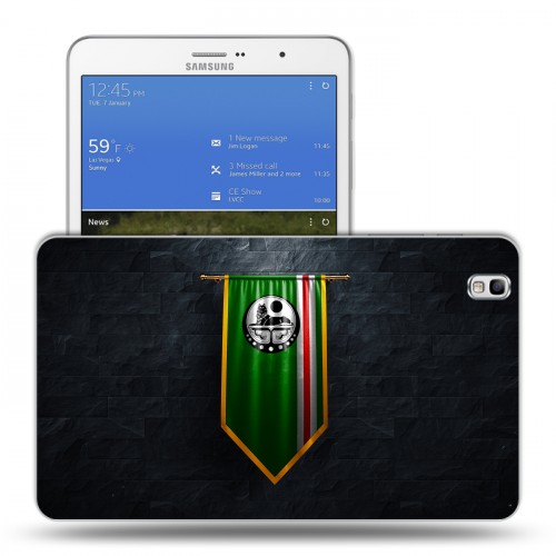 Дизайнерский силиконовый чехол для Samsung Galaxy Tab Pro 8.4 флаг Чечни