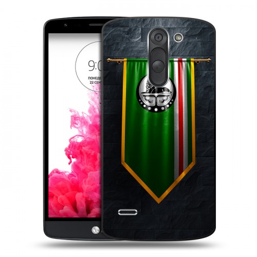Дизайнерский пластиковый чехол для LG G3 Stylus флаг Чечни