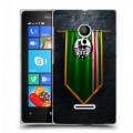 Дизайнерский пластиковый чехол для Microsoft Lumia 435 флаг Чечни