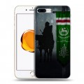 Дизайнерский силиконовый чехол для Iphone 7 Plus / 8 Plus флаг Чечни