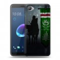 Дизайнерский пластиковый чехол для HTC Desire 12 флаг Чечни