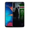 Дизайнерский пластиковый чехол для Samsung Galaxy A20s флаг Чечни