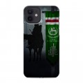 Дизайнерский силиконовый чехол для Iphone 12 флаг Чечни
