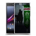 Дизайнерский пластиковый чехол для Sony Xperia Z Ultra  флаг Чечни