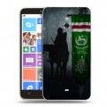 Дизайнерский пластиковый чехол для Nokia Lumia 1320 флаг Чечни