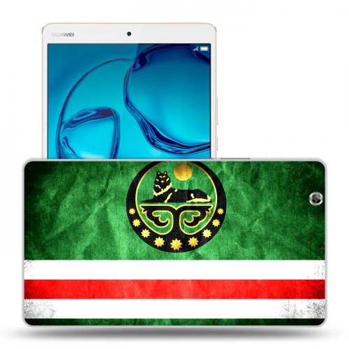 Дизайнерский силиконовый чехол для Huawei MediaPad M3 флаг Чечни