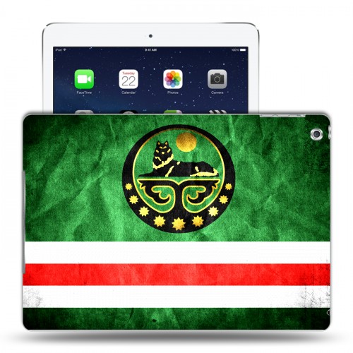 Дизайнерский силиконовый чехол для Ipad (2017) флаг Чечни