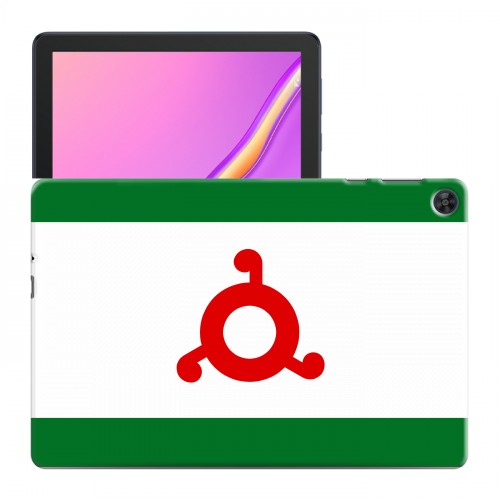 Дизайнерский силиконовый чехол для Huawei MatePad T10 флаг Ингушетии