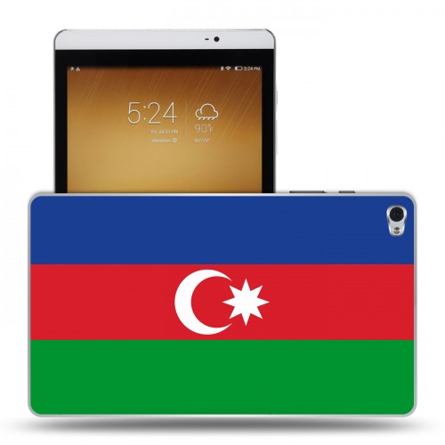 Дизайнерский силиконовый чехол для Huawei MediaPad M2 Флаг Азербайджана
