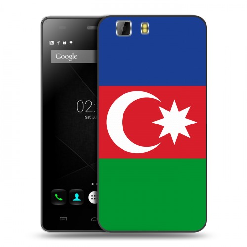 Дизайнерский пластиковый чехол для Doogee X5 Флаг Азербайджана