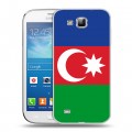 Дизайнерский пластиковый чехол для Samsung Galaxy Premier Флаг Азербайджана