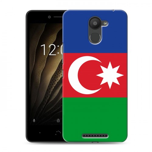 Дизайнерский силиконовый чехол для BQ Aquaris U Флаг Азербайджана