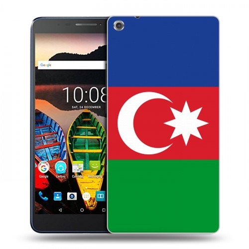 Дизайнерский силиконовый чехол для Lenovo Tab 3 7 Plus Флаг Азербайджана