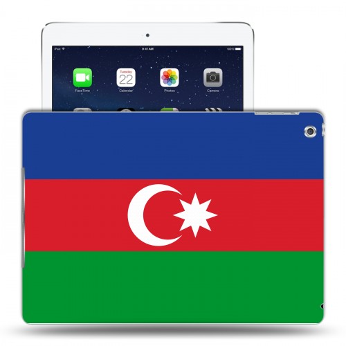 Дизайнерский силиконовый чехол для Ipad (2017) Флаг Азербайджана