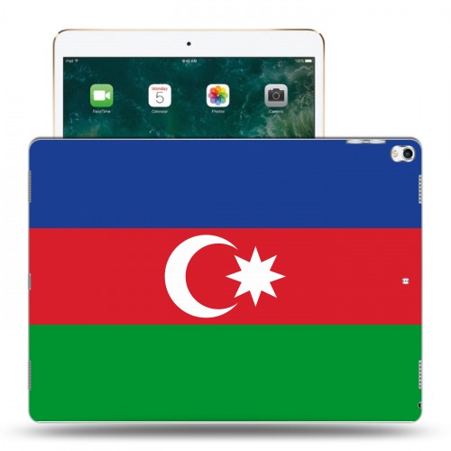 Дизайнерский пластиковый чехол для Ipad Pro 12.9 (2017) Флаг Азербайджана