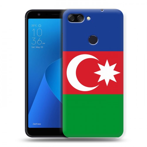 Дизайнерский пластиковый чехол для ASUS ZenFone Max Plus M1 Флаг Азербайджана