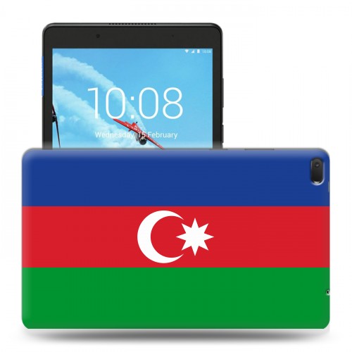 Дизайнерский силиконовый чехол для Lenovo Tab E8 Флаг Азербайджана