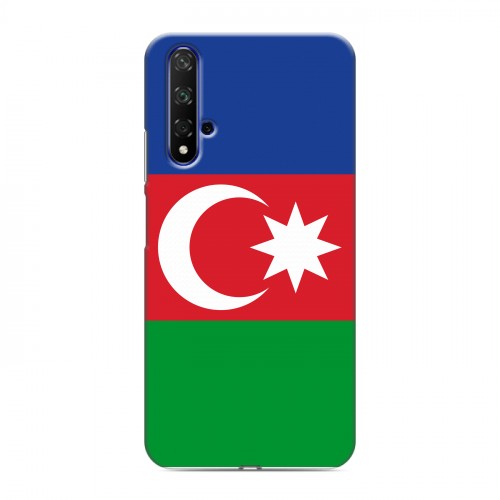 Дизайнерский силиконовый чехол для Huawei Honor 20 Флаг Азербайджана