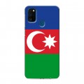 Дизайнерский силиконовый чехол для Samsung Galaxy M30s Флаг Азербайджана