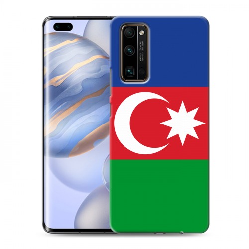 Дизайнерский силиконовый чехол для Huawei Honor 30 Pro Флаг Азербайджана