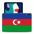 Дизайнерский силиконовый с усиленными углами чехол для Huawei MatePad Флаг Азербайджана
