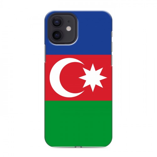 Дизайнерский силиконовый чехол для Iphone 12 Флаг Азербайджана