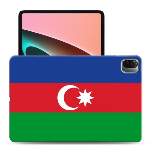 Дизайнерский силиконовый с усиленными углами чехол для Xiaomi Pad 5 Флаг Азербайджана