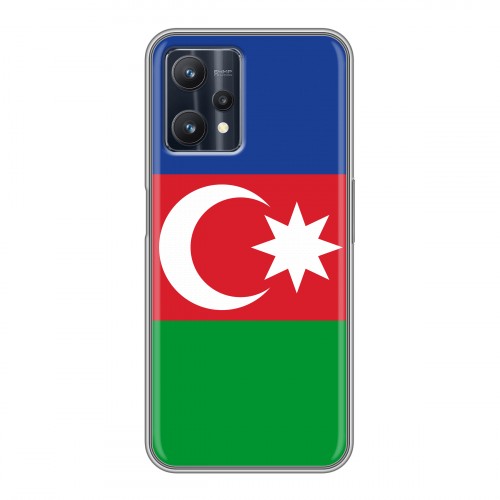 Дизайнерский силиконовый чехол для Realme 9 Pro Флаг Азербайджана