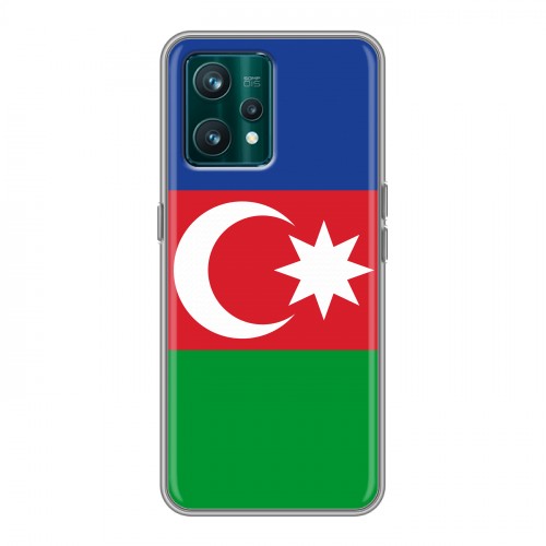 Дизайнерский пластиковый чехол для Realme 9 Pro Plus Флаг Азербайджана