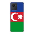 Дизайнерский силиконовый с усиленными углами чехол для Realme C30 Флаг Азербайджана
