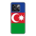 Дизайнерский пластиковый чехол для OnePlus 10T Флаг Азербайджана