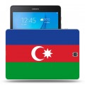 Дизайнерский силиконовый чехол для Samsung Galaxy Tab A 9.7 Флаг Азербайджана