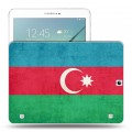 Дизайнерский силиконовый чехол для Samsung Galaxy Tab S2 9.7 Флаг Азербайджана