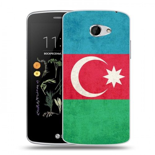 Дизайнерский пластиковый чехол для LG K5 Флаг Азербайджана