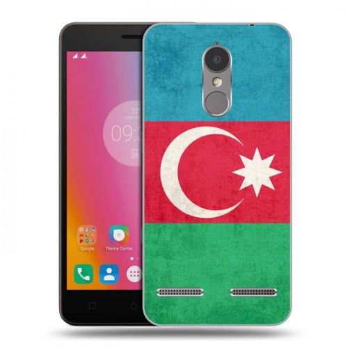 Дизайнерский силиконовый чехол для Lenovo K6 Флаг Азербайджана